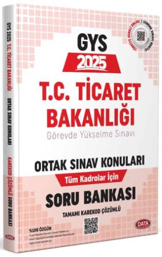 T.C. Ticaret Bakanlığı Gys Ortak Sınav Konuları Soru Bankası – Karekod Çözümlü - 1