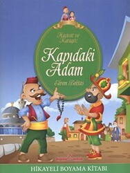 Hacivat ve Karagöz Hikayeli Boyama Kitabı - Kapıdaki Adam - Beyaz Tahta Yayınları