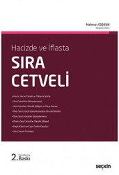 Hacizde ve İflasta Sıra Cetveli - 1