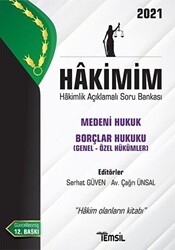 Hakimim Medeni Hukuk Borçlar Hukuku Genel Hükümler- Özel Hükümler Hakimlik Açıklamalı Soru Bankası 2021 - 1