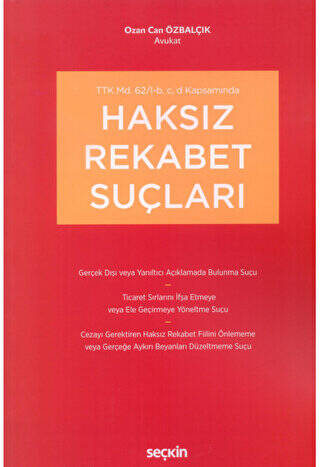 Haksız Rekabet Suçları - 1
