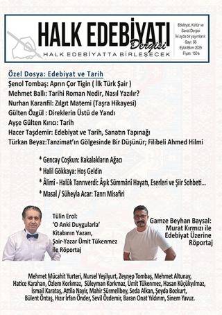 Halk Edebiyatı Dergisi: 68 Eylül-Ekim 2025 - 1