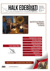 Halk Edebiyatı Dergisi Sayı: 11 Mart-Nisan 2016 - 1