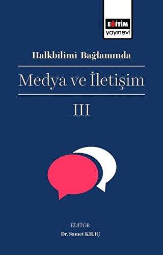 Halkbilimi Bağlamında Medya ve İletişim 3 - 1