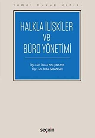 Halkla İlişkiler ve Büro Yönetimi THD - 1