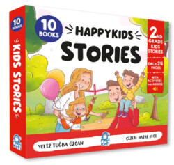 Happy Kids Stories 2 – 10 Kitap 2. Sınıf İngilizce Hikaye Seti - Mavi Kirpi Yayınları