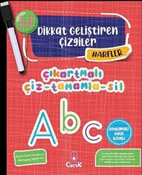 Harfler - Dikkat Geliştiren Çizgiler - 1
