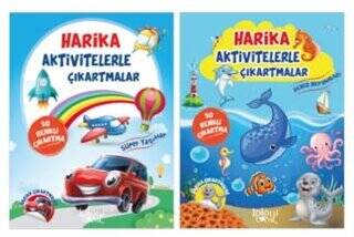 Harika Aktivitelerle Çıkartmalar Seti 2 Kitap Takım - 1