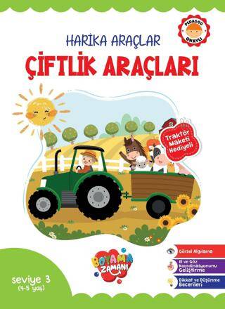 Harika Araçlar - Çiftlik Araçları Seviye 3 4-5 Yaş - 1