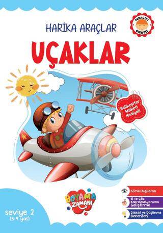 Harika Araçlar - Uçaklar Seviye 2 3-4 Yaş - 1