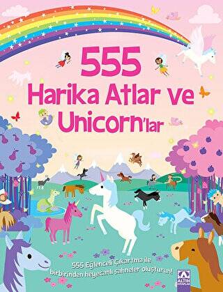 Harika Atlar ve Unicorn`lar - 555 Eğlenceli Çıkartma - 1