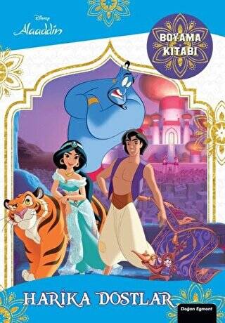 Harika Dostlar Boyama Kitabı - Disney Alaaddin - 1