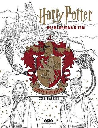Harry Potter Filmlerinden Resmi Boyama Kitabı - Gryffindor Özel Baskısı - 1