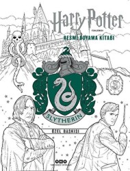 Harry Potter Filmlerinden Resmi Boyama Kitabı - Slytherin Özel Baskısı - 1