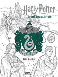 Harry Potter Filmlerinden Resmi Boyama Kitabı - Slytherin Özel Baskısı - 1