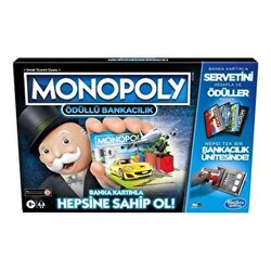 Hasbro Monopoly E8978 Ödüllü Bankacılık Kutu Oyunu - 1