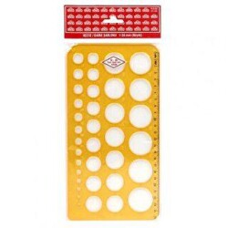 Hatas Daire Şablonu 1-35 Mm Ekonomik - Hatas