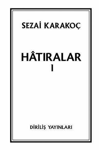 Hatıralar I - 1