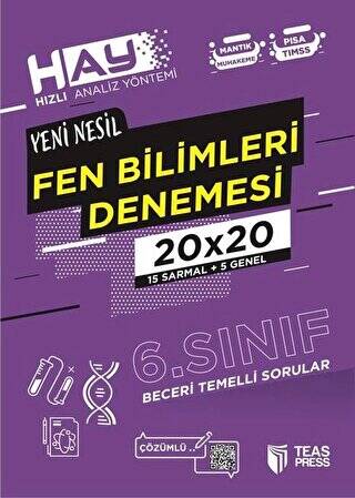 HAY 6. Sınıf Fen Bilimleri Branş Deneme - 1