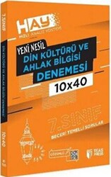 Hay 7. Sınıf Din Kültürü Branş Deneme - 1