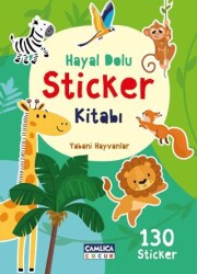 Hayal Dolu Sticker Kitabı 1 - Yabani Hayvanlar - Çamlıca Çocuk Yayınları