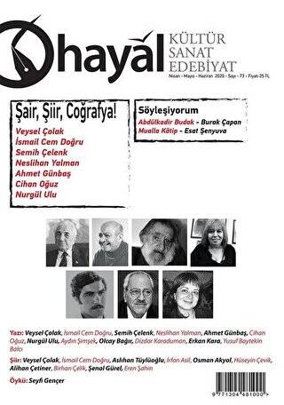 Hayal Kültür Sanat Edebiyat Dergisi Sayı: 73 - 1