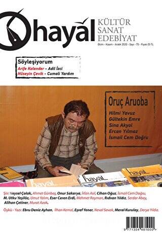 Hayal Kültür Sanat Edebiyat Dergisi Sayı: 75 - 1