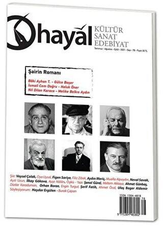 Hayal Kültür Sanat Edebiyat Dergisi Sayı: 78 - 1