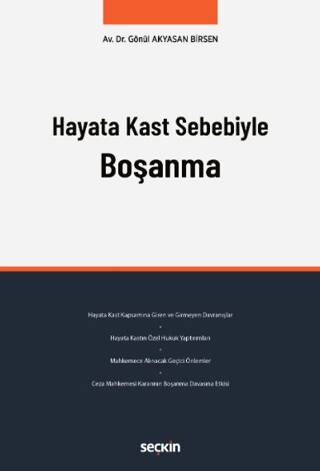 Hayata Kast Sebebiyle Boşanma - 1