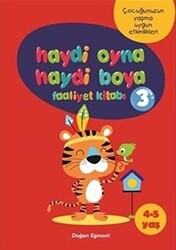 Haydi Oyna Haydi Boya Faaliyet Kitabı 3 4-5 Yaş - 1