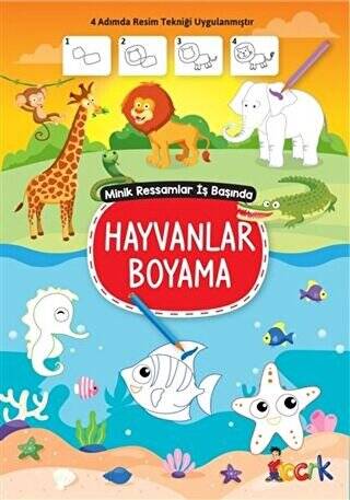 Hayvanlar Boyama - Minik Ressamlar İş Başında - 1