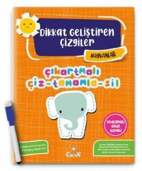 Hayvanlar - Dikkat Geliştiren Çizgiler - 1