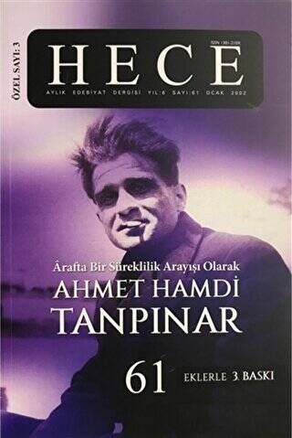 Hece Aylık Edebiyat Dergisi Ahmet Hamdi Tanpınar Özel Sayısı: 3 - 61 - 1