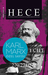 Hece Aylık Edebiyat Dergisi Karl Marx Özel Sayısı: 38 - 270-271-272 2 Cilt Bir Arada Ciltsiz - 1