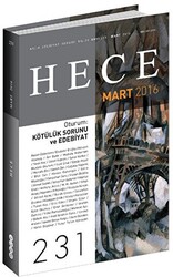 Hece Aylık Edebiyat Dergisi Sayı: 231 - Mart 2016 - 1
