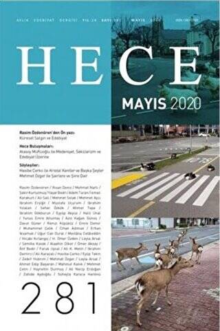 Hece Aylık Edebiyat Dergisi Sayı: 281 Mayıs 2020 - 1