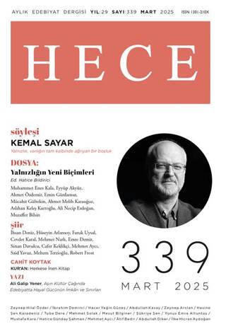 Hece Dergisi - Sayı 339 Mart 2025 - 1