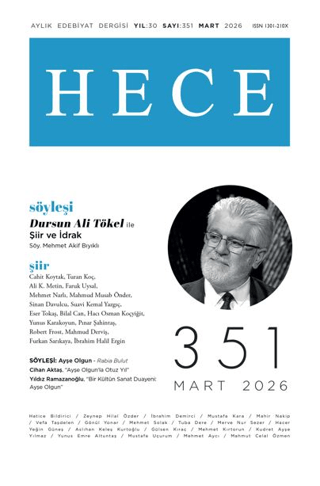Hece Dergisi - Sayı 351 Mart 2026 - 1