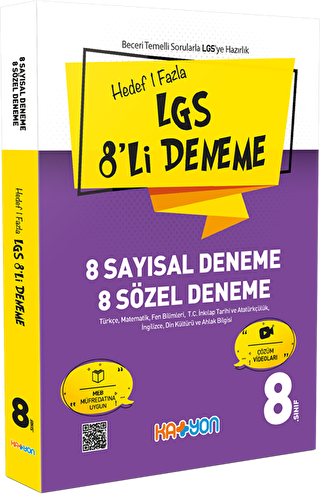 Hedef 1 Fazla LGS 8’li Deneme - 1