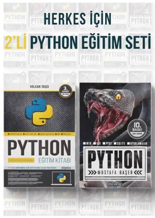 Herkes İçin 2`li PYTHON Eğitim Seti 2 Kitap - 1