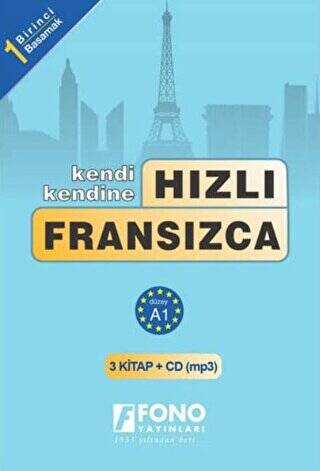 Hızlı Fransızca 1. Basamak 3 Kitap + 3 CD - 1