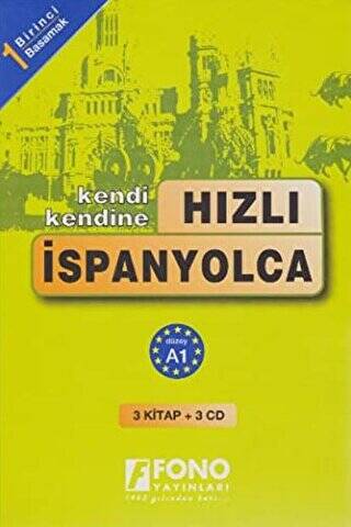 Hızlı İspanyolca 1. Basamak 3 Kitap CD`li - 1