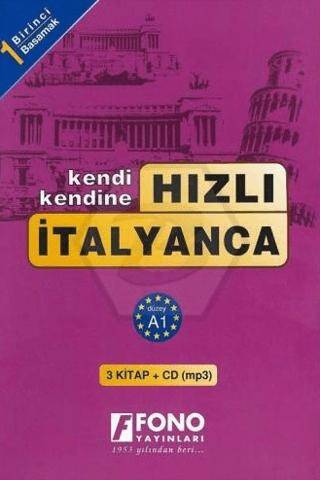 Hızlı İtalyanca 1. Basamak 3 Kitap - Seslendirmeli - 1