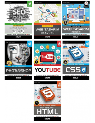 Hızlı ve Kolay Web Tasarım Seti 7 Kitap Takım - 1