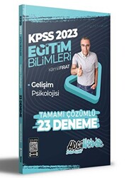 Hocawebde 2023 KPSS Eğitim Bilimleri Gelişim Psikolojisi Tamamı Çözümlü 23 Deneme Sınavı - 1