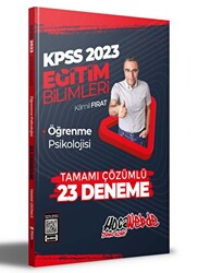 Hocawebde 2023 KPSS Eğitim Bilimleri Öğrenme Psikolojisi Tamamı Çözümlü 23 Deneme Sınavı - 1