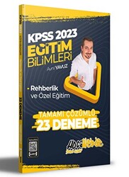 Hocawebde 2023 KPSS Eğitim Bilimleri Rehberlik ve Özel Eğitim Tamamı Çözümlü 23 Deneme - 1