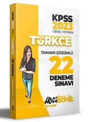 Hocawebde 2023 KPSS Türkçe Tamamı Çözümlü 22 Deneme - 1