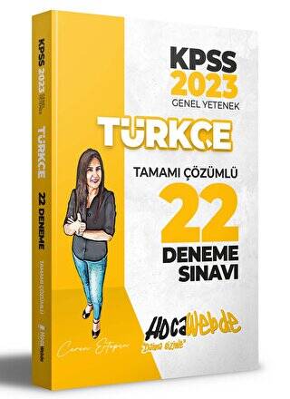 Hocawebde 2023 KPSS Türkçe Tamamı Çözümlü 22 Deneme - 1