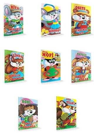 Hophop Masallar Dizisi 8 Kitap Takım - 1